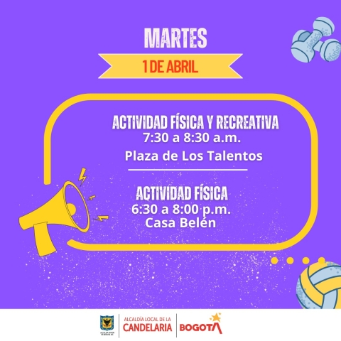 Eventos deportivos, martes 1 de abril 2025
