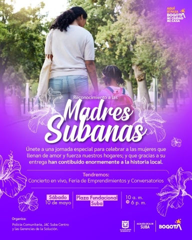 Reconocimiento a madres subanas