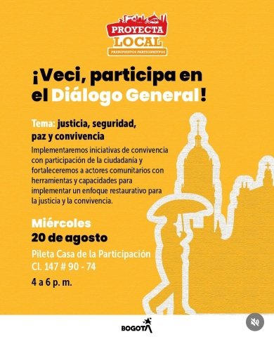🗣️✨ ¡Veci, te esperamos en el Diálogo General!