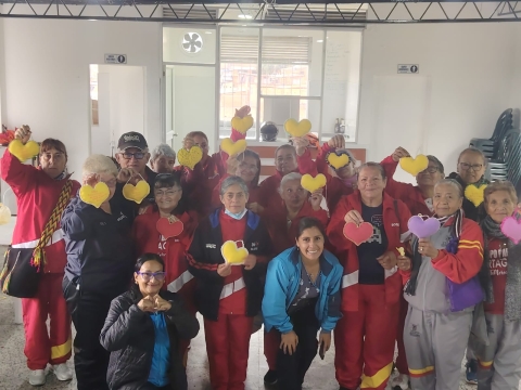 Actividad recreativa para persona mayor