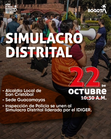 Simulacro Distrital – 22 de octubre