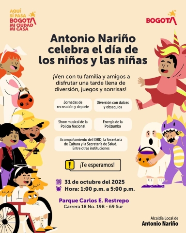 Antonio Nariño celebra el Día de los Niños y las Niñas