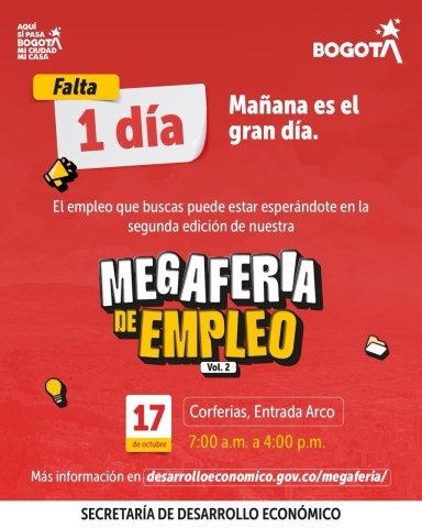 Más de 15.000 puestos de trabajo te estarán esperando en la Megaferia de Empleo Vol. 2.
