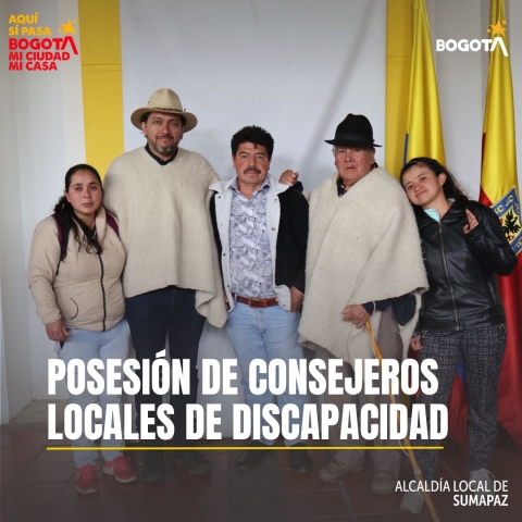 posesión de los nuevos consejeros locales de discapacidad