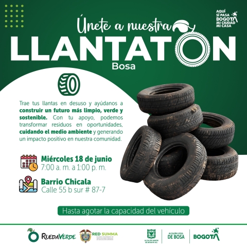 Únete a nuestra llantatón
