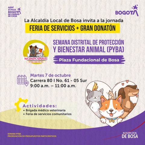 Gran donatón de concentrado para caninos y felinos