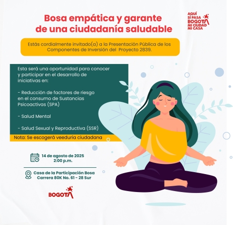Bosa empática y garante de una ciudadanía saludable