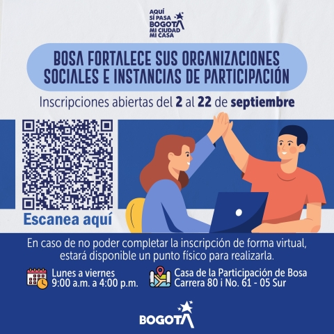 Bosa fortalece sus organizaciones sociales e instancias de participación
