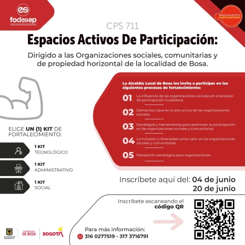 Espacios activos de participación