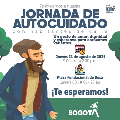 Jornada de autocuidado con habitantes de calle