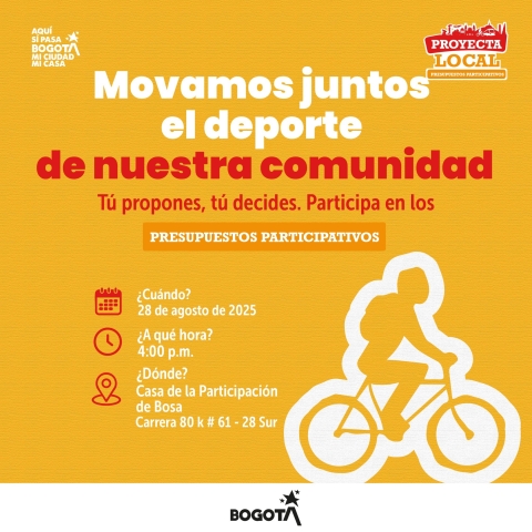 Movamos juntos el deporte de nuestra comunidad