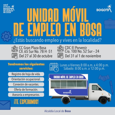 Unidad Móvil - Feria de empleo