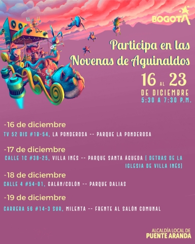 Participa en las Novenas de Aguinaldos