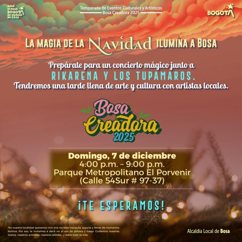 La magia de la navidad ilumina a Bosa