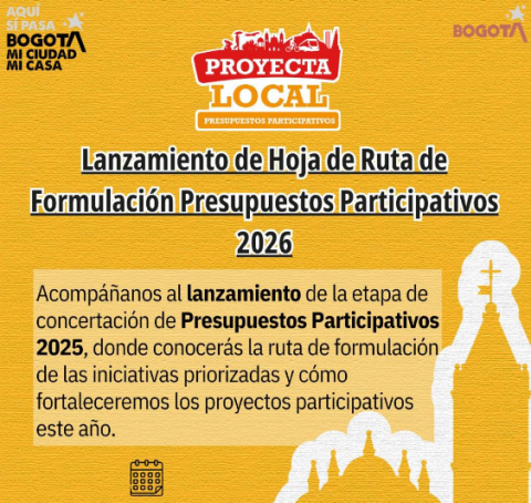 Lanzamiento Hoja de Ruta de Formulación de Presupuestos Participativos 2026