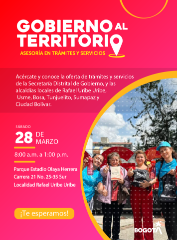 Gobierno al territorio en Rafael Uribe Uribe