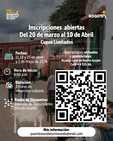 Recorridos turisteando con el parche de Puente Aranda