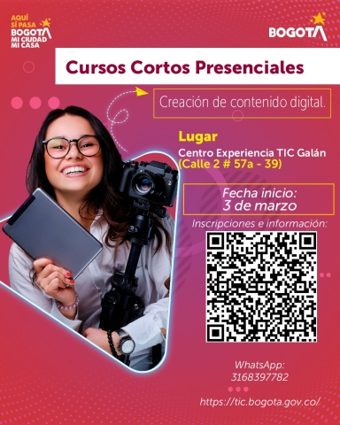 Creación de contenido digital.