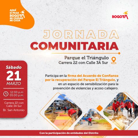 Jornada Comunitaria en Antonio Nariño, Parque El Triángulo