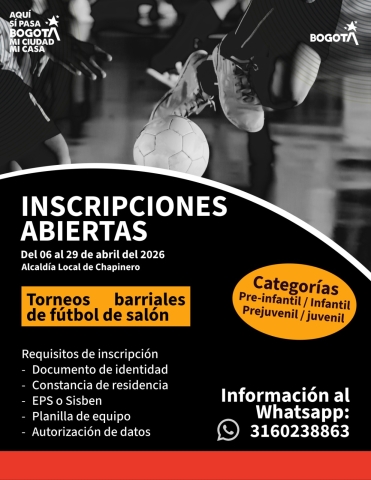 ¡Inscripciones abiertas!