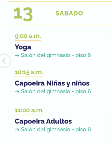 Invitación plan deportivo en el CEFE 