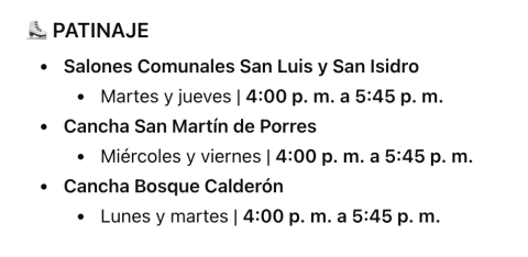 Invitación Escuelas de Formación Deportiva