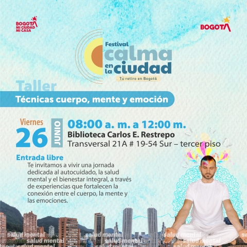 Festival Calma en la Ciudad invita a vivir una jornada de bienestar integral
