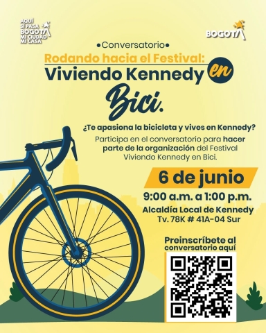 Rodando hacia el Festival Viviendo Kennedy en Bici