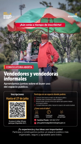 Convocatoria Abierta: Vendedores y Vendedoras Informales