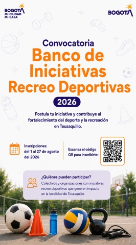Convocatoria Banco de Iniciativas Recreo Deportivas 2026