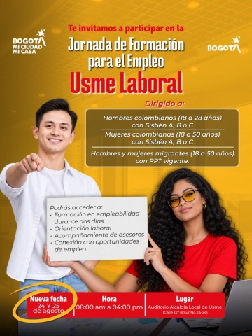 Se reporgrama fecha de Usme Laboral