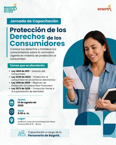 Jornada de capacitación Protección de los derechos de los consumidores en Bosa 