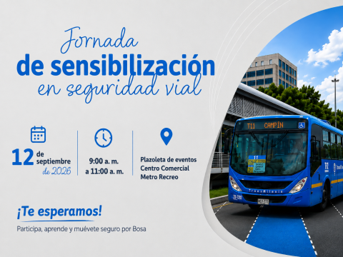 Jornada de sensibilización en seguridad vial en Bosa
