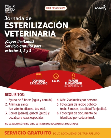 Jornada de Esterilización Veterinaria