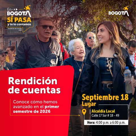 Antonio Nariño, será escenario de la Rendición de Cuentas 2026