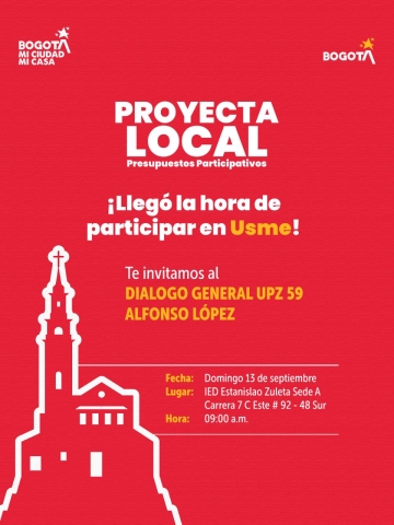 Diálogo General UPZ 59 Alfonso López