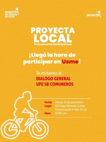 Diálogo General UPZ 58 COMUNEROS