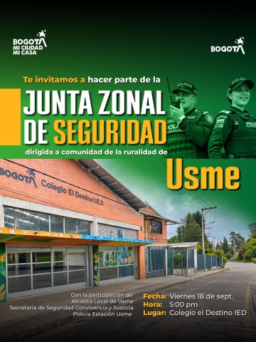 Junta Zonal de Seguridad en la Ruralidad de Usme