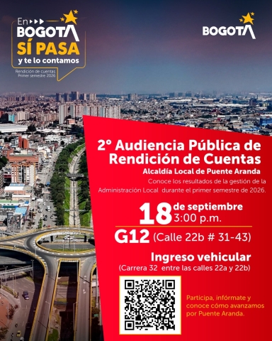 Rendición de cuentas – Puente Aranda