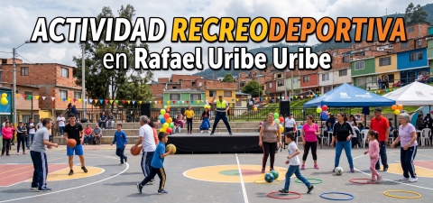 Actividades recreodeportivas en Rafael Uribe Uribe