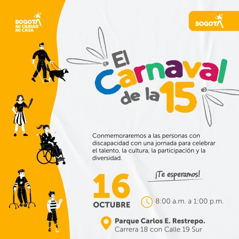 Antonio Nariño invita a celebrar el talento, la cultura y la diversidad en El Carnaval de la 15