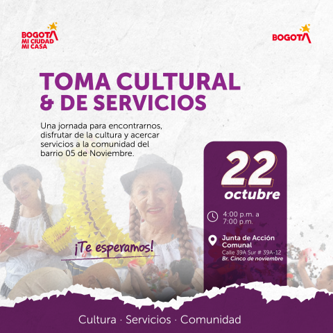  Toma Cultural y de Servicios en el barrio 05 de Noviembre