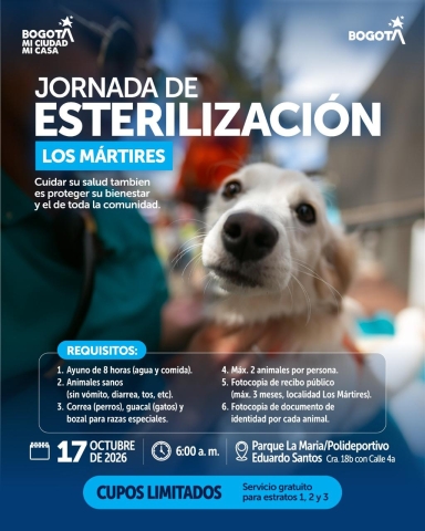 Jornada de esterilización Los Mártires