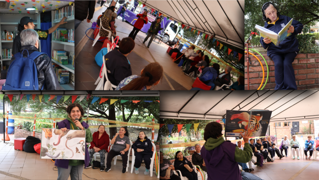 Picnic literario inclusivo acercó la lectura a personas con discapacidad en Barrios Unidos