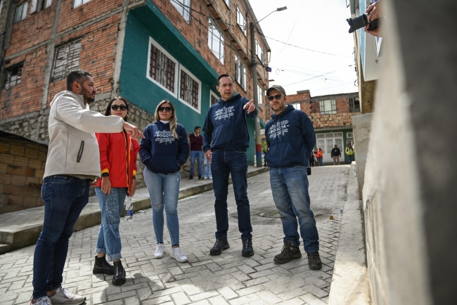  Más de 2.500 personas se benefician con nuevas obras en Rafael Uribe Uribe