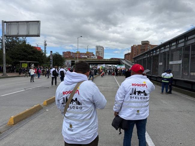 Marchas y Protestas en Bogotá -  Foto de archivo Secretaría de Gobierno