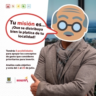 Participa en Bogotá distribuye lo local