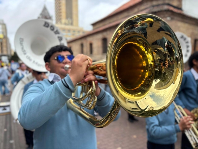 El evento reunió a 23 bandas infantiles, juveniles, escolares y comunitarias, promoviendo la cultura, la música y el sentido de identidad nacional.