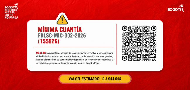 La Alcaldía Local de San Cristóbal fortalece la atención de emergencias mediante el mantenimiento especializado de su desfibrilador externo automático (DEA).