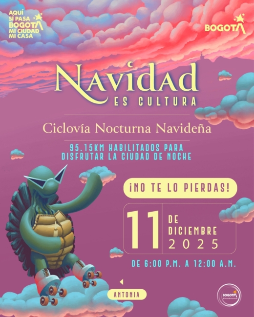 Ciclovía nocturna